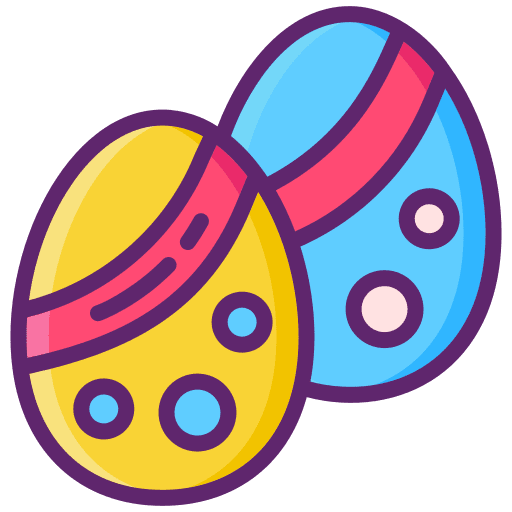 Easter cultures easter decoration icon