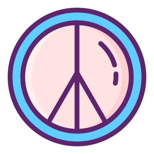 Peace no racism human rights vindication icon