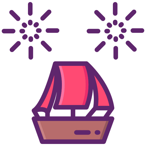 Festival event holidays night icon