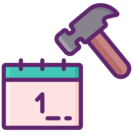 Labor day calendar may time and date icon