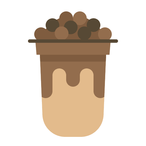 Bubble tea beverage drinking boba icon Bubble tea beverage drinking boba icon