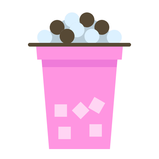 Bubble tea drinking bubble tea summer food icon Bubble tea drinking bubble tea summer food icon