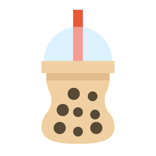 Bubble tea food and restaurant beverage bubble tea icon Bubble tea food and restaurant beverage bubble tea icon