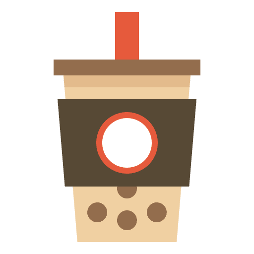 Bubble tea food and restaurant ice tea bubble tea icon Bubble tea food and restaurant ice tea bubble tea icon