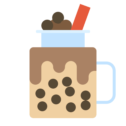 Bubble tea ice tea bubble tea boba icon Bubble tea ice tea bubble tea boba icon
