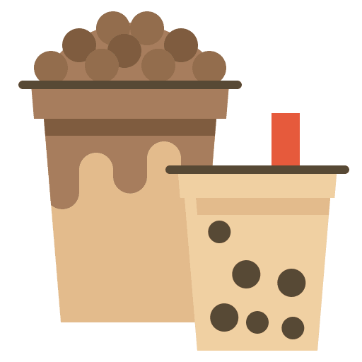 Bubble tea take away ice tea boba icon Bubble tea take away ice tea boba icon
