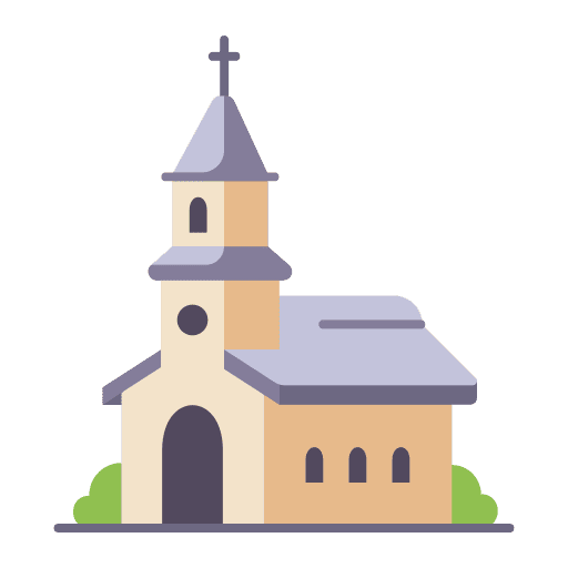 Church christianism church architecture and city icon