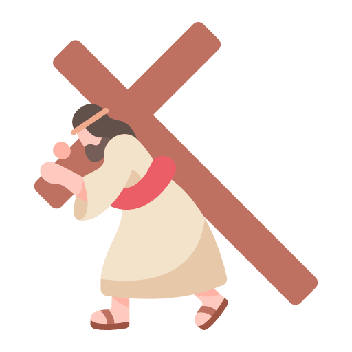 Jesus easter cross calvary icon