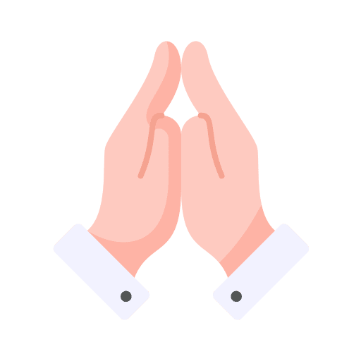 Pray religion pray gestures icon