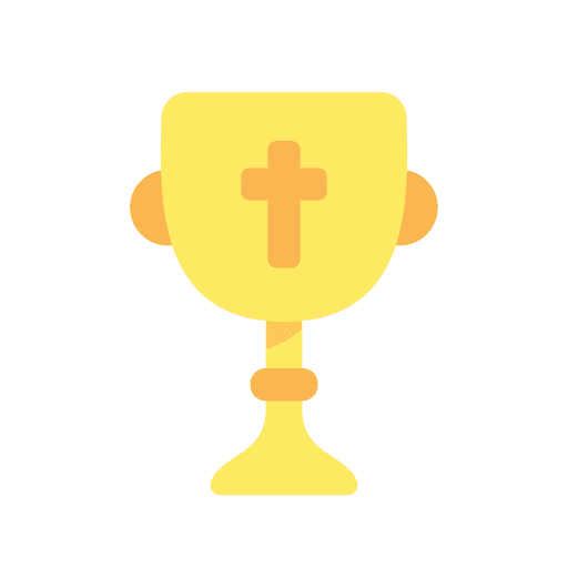 Holy chalice traditional communion eucharist icon
