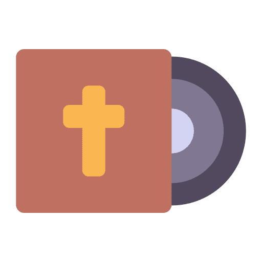 Music music and multimedia christianity music icon