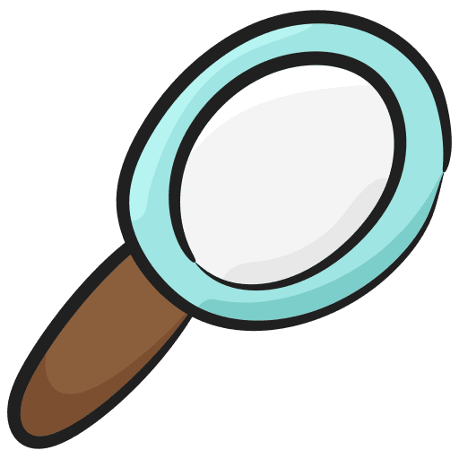 Hand mirror hand mirror beauty accessory icon