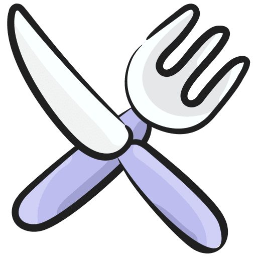 Cutlery knife restaurant food and restaurant icon