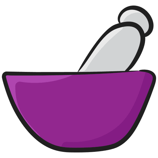 Herbal treatment medicine mortar wellness icon Herbal treatment medicine mortar wellness icon