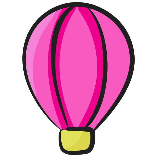Hot air balloon transport hot air balloon transportation icon Hot air balloon transport hot air balloon transportation icon