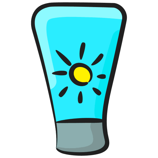 Sunblock beauty holidays sunscreen icon Sunblock beauty holidays sunscreen icon