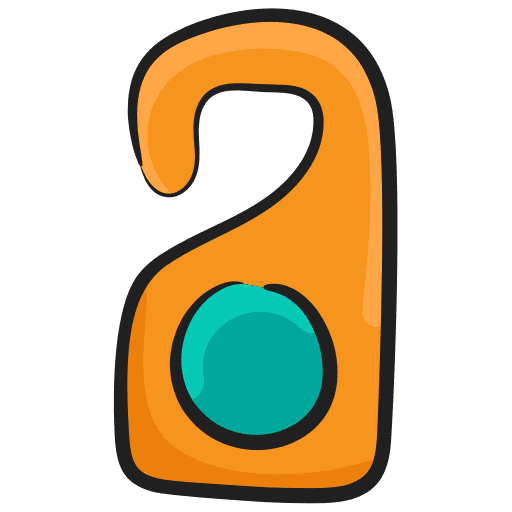 Door knob hotel sign door sign do not disturb icon Door knob hotel sign door sign do not disturb icon