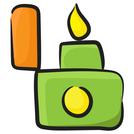 Lighter gas lighter miscellaneous icon Lighter gas lighter miscellaneous icon