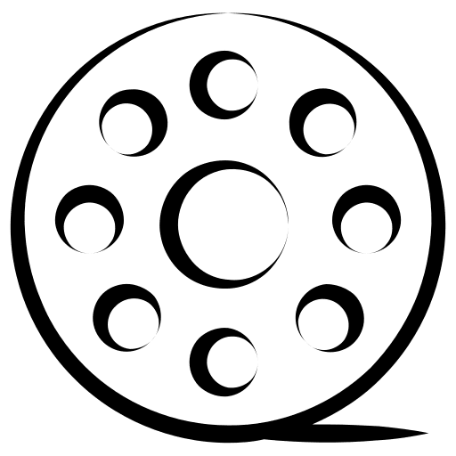 Film reel photograph cinema roll icon