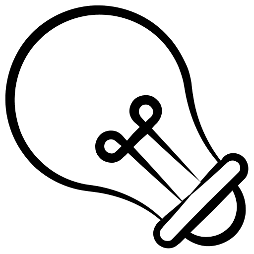 Bulb light bulb technology idea icon