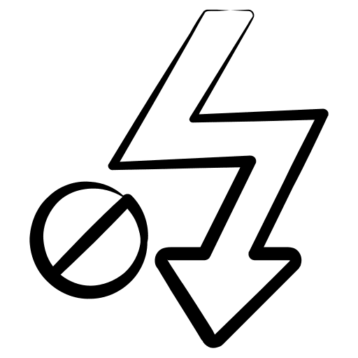 Flash off ui flash off flashlight icon