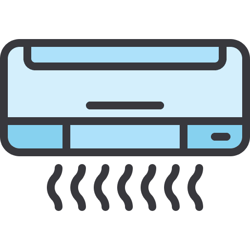 Ac conditioner ac heating icon
