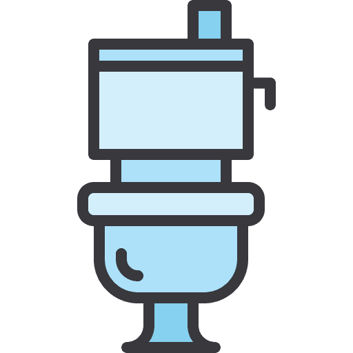 Bathroom furniture and household bathroom sanitary icon