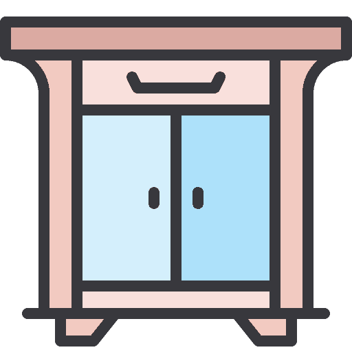 Cabinet drawer sideboard office office material icon