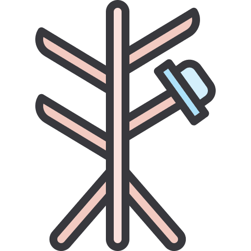 Coat rack house things clothes hanger hanger icon