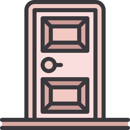 Door house furniture home icon