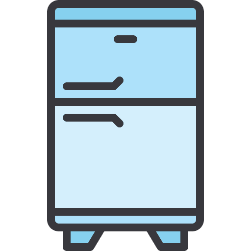 Fridge refrigerator electronic kitchen icon