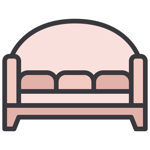 Sofa sofa sleeping furniture and household icon