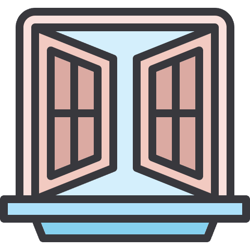 Window door window business and finance icon