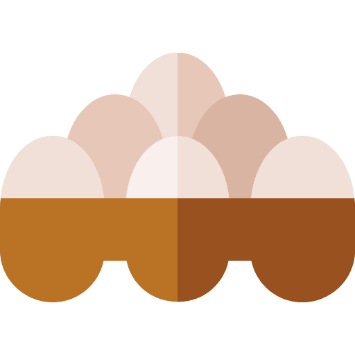 Eggs market hen carton icon Eggs market hen carton icon