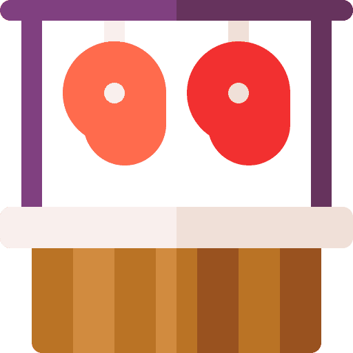 Meat meat cut hang icon Meat meat cut hang icon