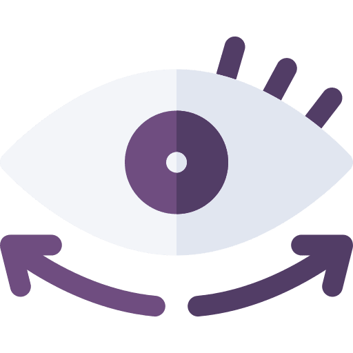 Eye massage spa eye facial treatment icon