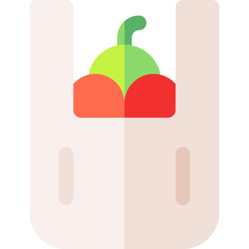 Grocery bag food and restaurant bag shopping bag icon Grocery bag food and restaurant bag shopping bag icon