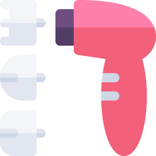 Facial cleansing massager facial treatment wellness brush icon