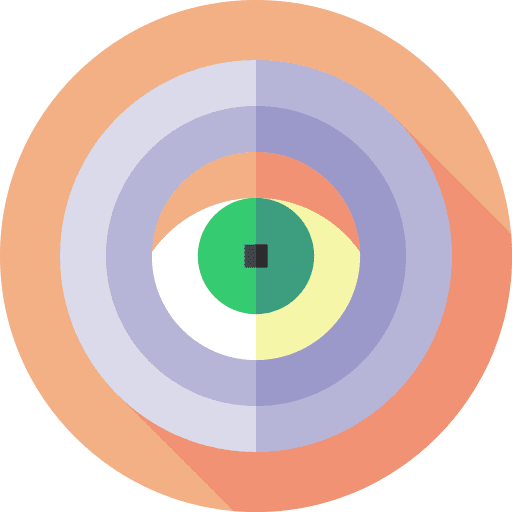 Lab bioengineering eye education icon