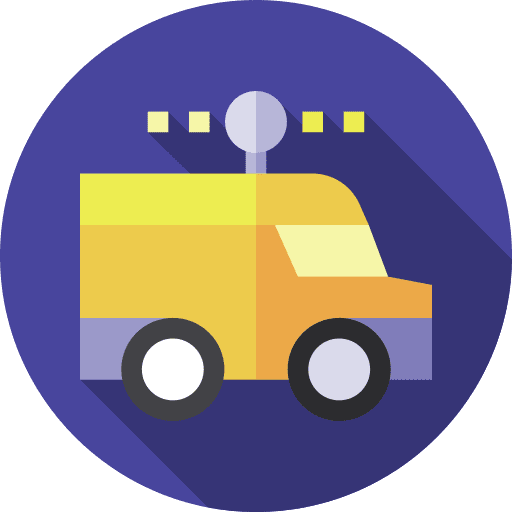 Self driving futuristic self driving vehicle icon Self driving futuristic self driving vehicle icon