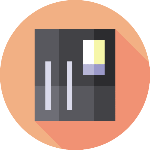 Smart fridge smart devices electronics smart home icon Smart fridge smart devices electronics smart home icon