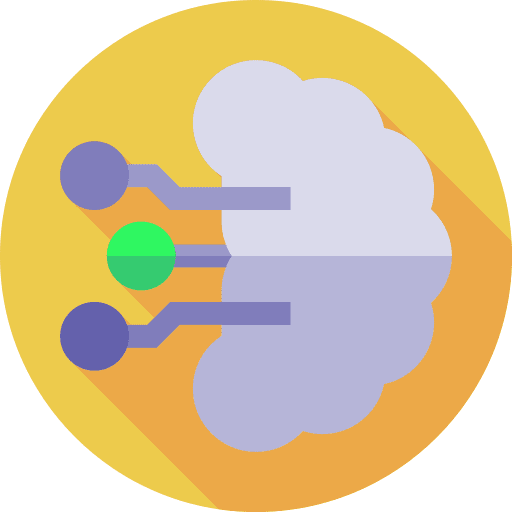 Technological gear automaton robotics icon Technological gear automaton robotics icon