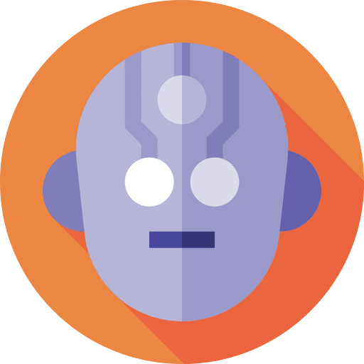 Artificial intelligence technology electronics robotics icon Artificial intelligence technology electronics robotics icon