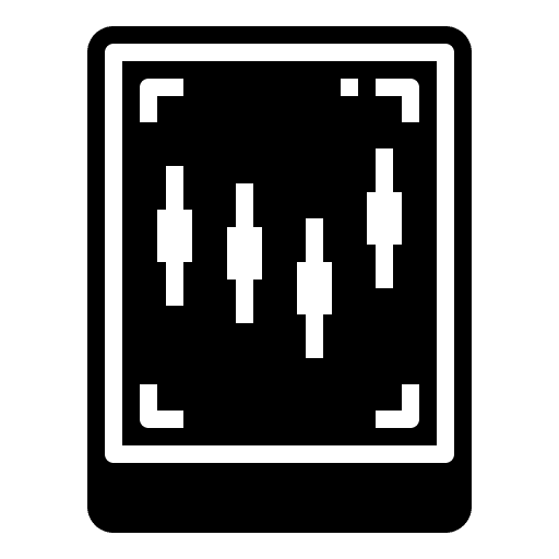 Ipad trading ipad stock market icon
