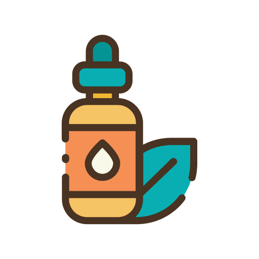 Essential oil serum moisturizer wellness icon