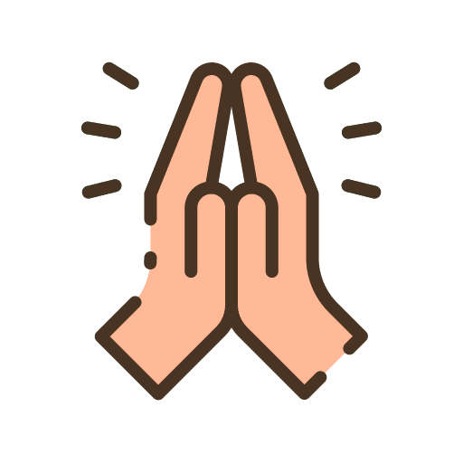 Pray religion hands and gestures cultures icon