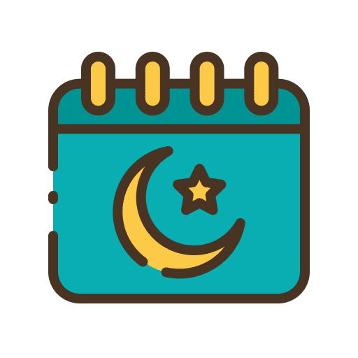 Ramadan calendar religion ramadan icon