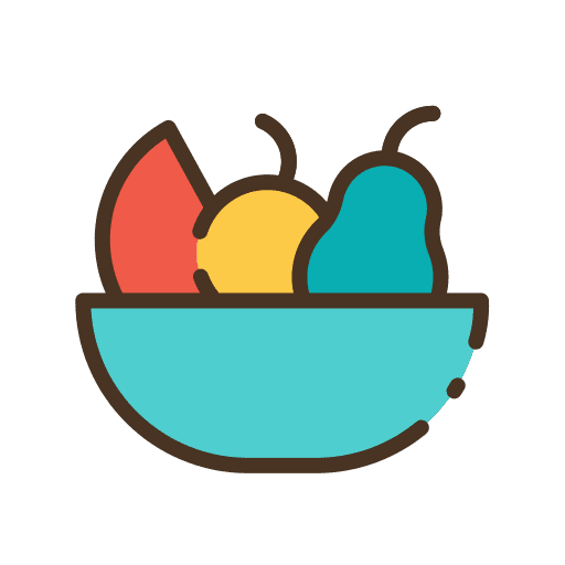 Fruit salad vegan healthy food vegetables icon Fruit salad vegan healthy food vegetables icon