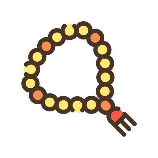 Tasbih religious prayer ramadan icon Tasbih religious prayer ramadan icon