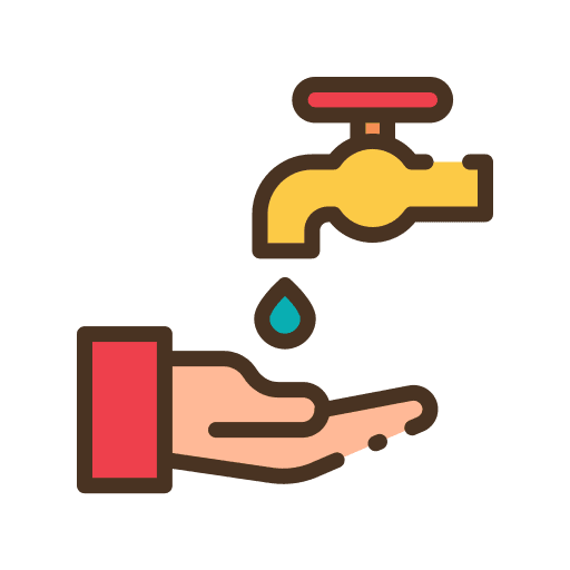 Wudu hand wash religion cultures icon Wudu hand wash religion cultures icon